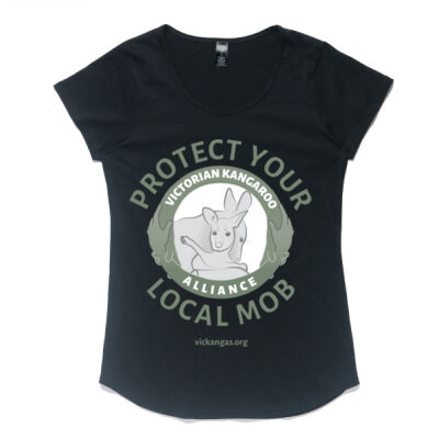 Protect your local mob tee - Women's Mali Capped Sleeve Tee Thumbnail